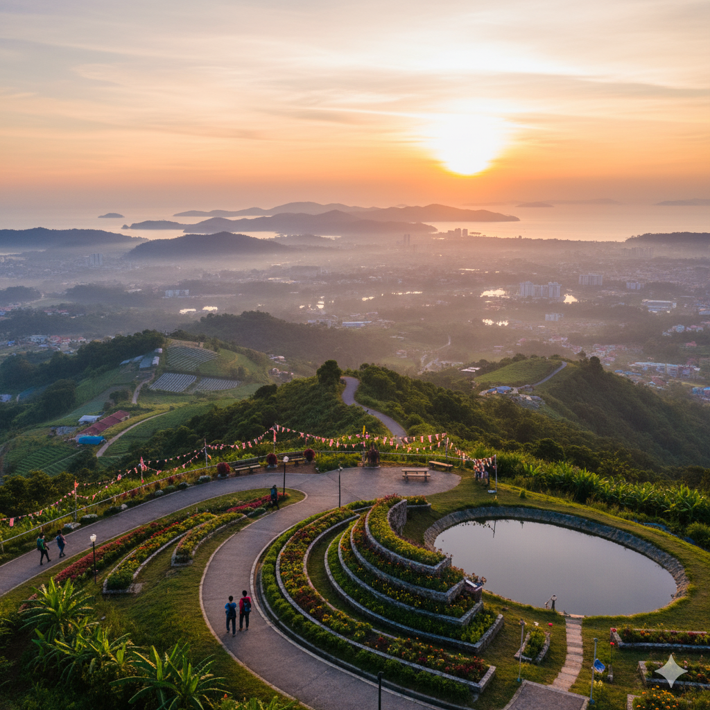 Exploring Nan Shan Hill